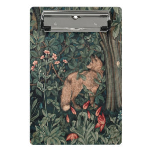 William Morris Greenery Fox Wildlife  Mini Clipboard