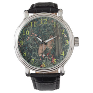 William Morris Greenery Fox Wildlife Watch