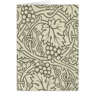 William Morris grey green Grape Vine Pattern
