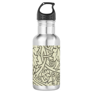William Morris grey green Grape Vine Pattern 532 Ml Water Bottle