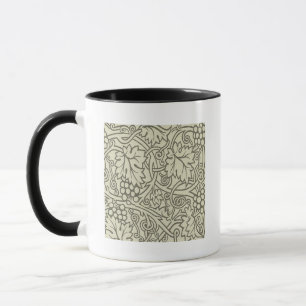 William Morris grey green Grape Vine Pattern Mug
