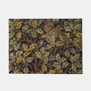 William Morris Hen Pheasant Bird Tree Botanical Doormat