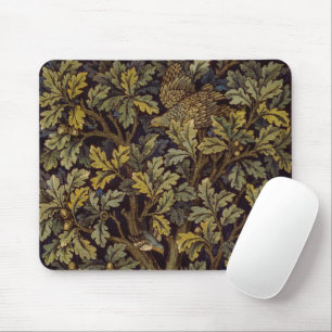 William Morris Hen Pheasant Bird Tree Botanical Mouse Mat