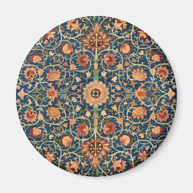 William Morris Holland Park Carpet Pattern Magnet (Front)