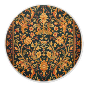 William Morris Holland Park Carpet Vintage pattern Ceramic Knob