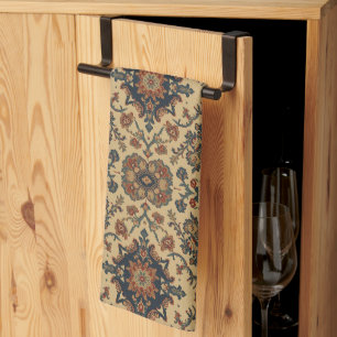William Morris Holland Park Carpet Vintage pattern Tea Towel