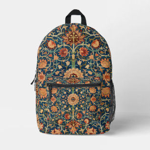 William Morris Holland park carpet vintage Printed Backpack