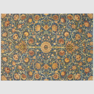 William Morris Holland Park Navy Carpet Art Tissue Paper