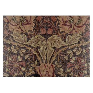 William Morris Honeysuckle Classic English Art Cutting Board