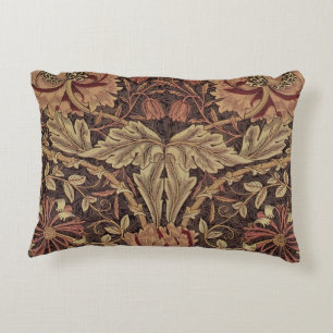 William Morris Honeysuckle Classic English Art Decorative Cushion
