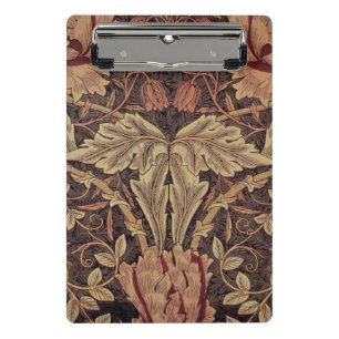 William Morris Honeysuckle Classic English Art Mini Clipboard