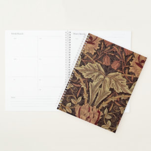 William Morris Honeysuckle Classic English Art Planner