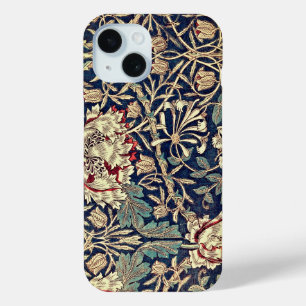 William Morris Honeysuckle Design Vintage Elegance iPhone 15 Case