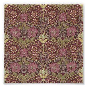 William Morris, Honeysuckle, floral. pattern, art Photo Print