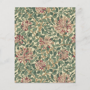 William Morris, Honeysuckle Floral Scrapbook Paper
