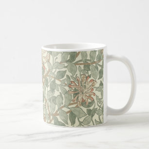 William Morris Honeysuckle Flower Wallpaper Coffee Mug
