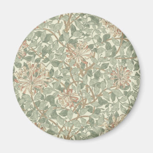 William Morris Honeysuckle Flower Wallpaper Magnet