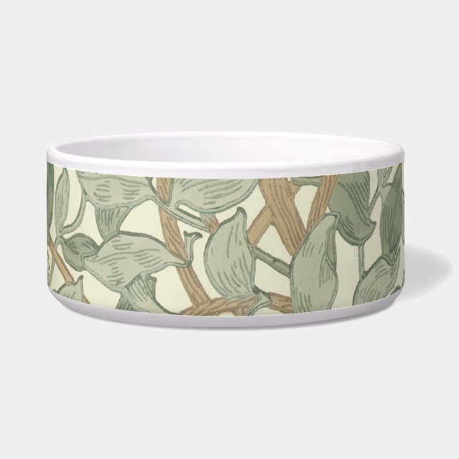 William Morris Honeysuckle Green Floral (Front)