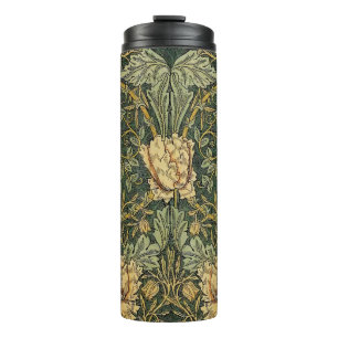 William Morris Honeysuckle Green Yellow  Thermal Tumbler