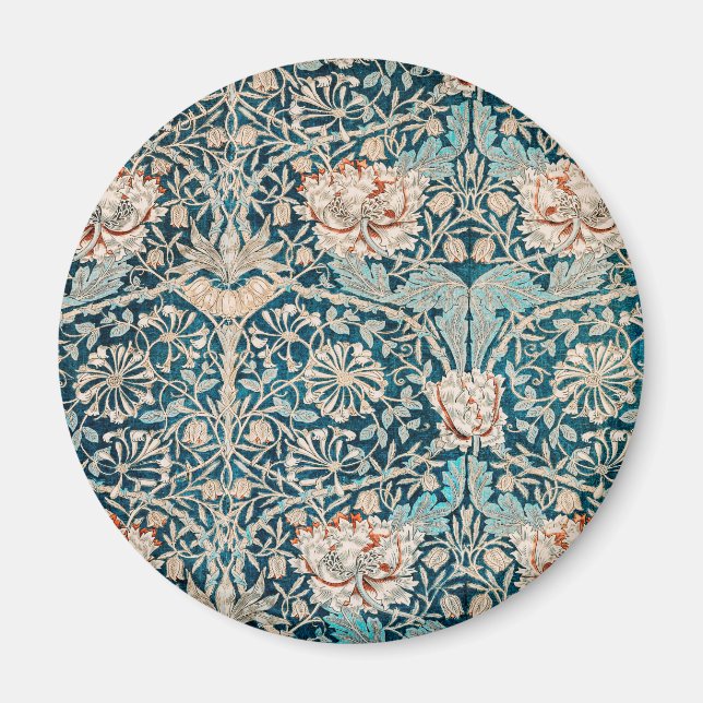 William Morris Honeysuckle pattern 1876 Magnet (Front)