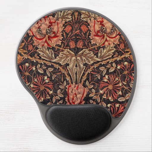 Image of William Morris Honeysuckle Pattern Gel Mouse Mat