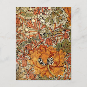 William Morris Honeysuckle Postcard