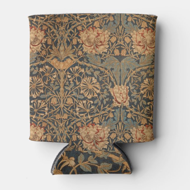 William Morris Honeysuckle Rich Wallpaper Can Cooler (Front)