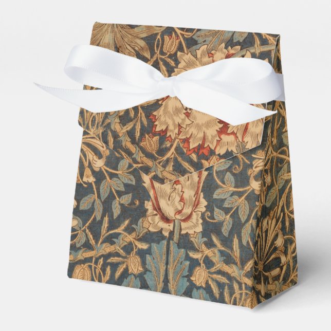 William Morris Honeysuckle Rich Wallpaper Favour Box (Front Side)