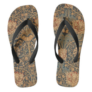 William Morris Honeysuckle Rich Wallpaper Flip Flops