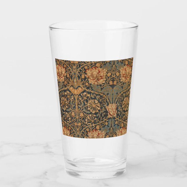 William Morris Honeysuckle Rich Wallpaper Glass (Front)