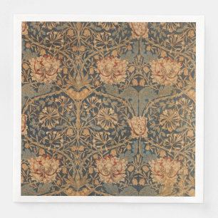William Morris Honeysuckle Rich Wallpaper Napkin