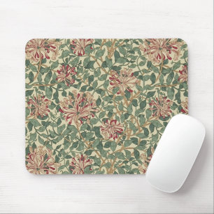 William Morris - Honeysuckle Roses & Leaves Mouse Mat