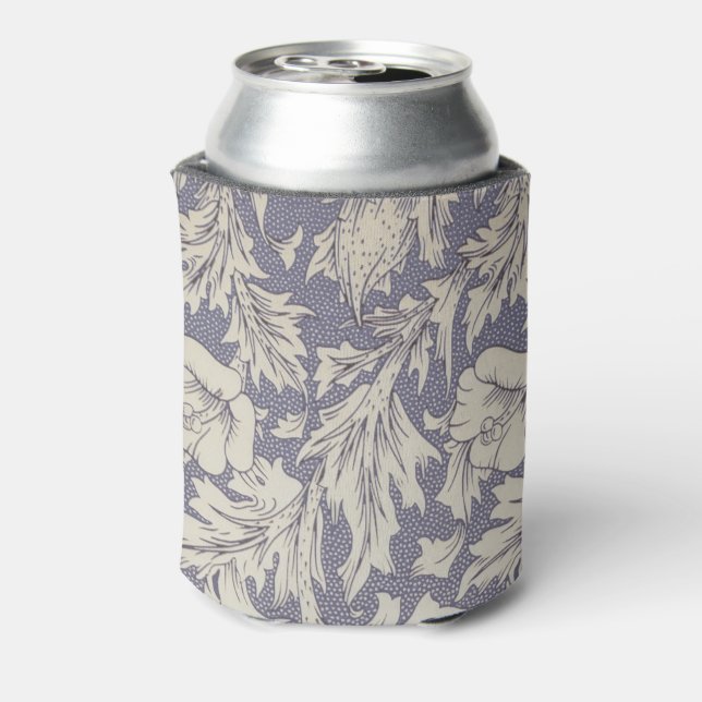 William Morris Horn Poppy Classic Floral Can Cooler (Can Back)