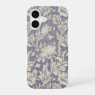 William Morris Horn Poppy Wallpaper Print: Vintage iPhone 16 Case