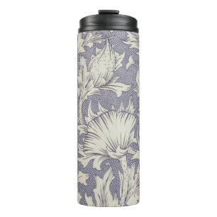William Morris Horn Poppy Wallpaper Print: Vintage Thermal Tumbler
