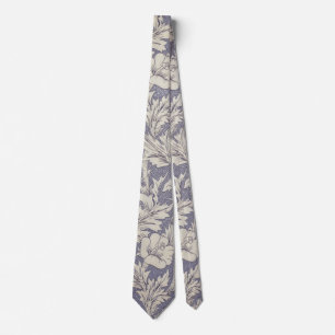 William Morris Horn Poppy Wallpaper Print: Vintage Tie