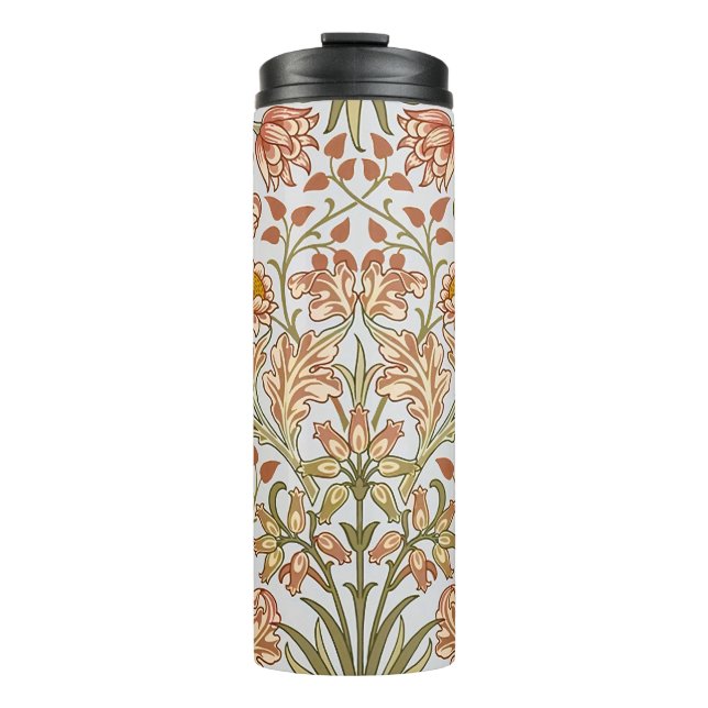 William Morris Hyacinth Floral Botanical Art Thermal Tumbler (Front)
