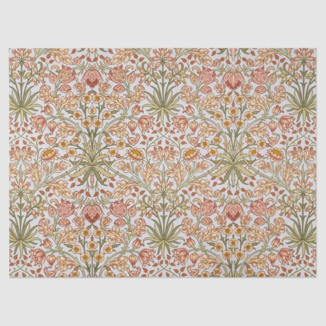 William Morris Hyacinth Floral Botanical Art Tissue Paper (Front)