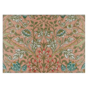 William Morris Hyacinth Flower Rose Art Cutting Board