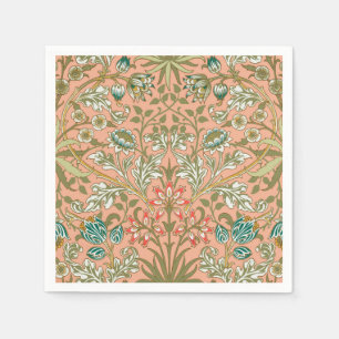 William Morris Hyacinth Flower Rose Art Napkin