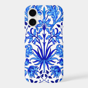 William Morris Hyacinth Print, Cobalt Blue & White