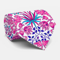 William Morris Hyacinth Print, Fuchsia Pink