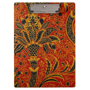 William Morris India Red Floral Clipboard