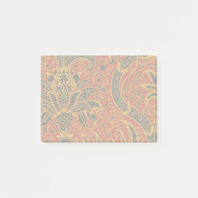 William Morris India Red Floral Post-it Notes (Front)