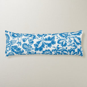 William Morris Inspired Blue Botanical Body Cushion
