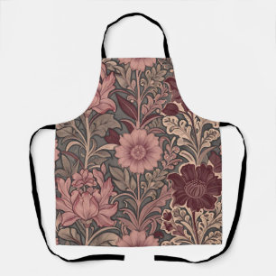 William Morris Inspired Floral Pattern Apron