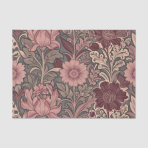 William Morris Inspired Floral Pattern Tissue Paper