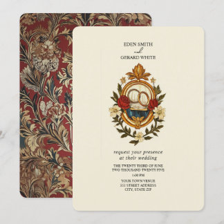 William Morris Inspired Invitation