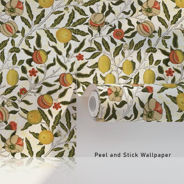 William Morris Inspired Pomegranate and Floral Wallpaper (Creator Uploaded)