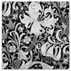 William Morris Iris and Lily, Black and White